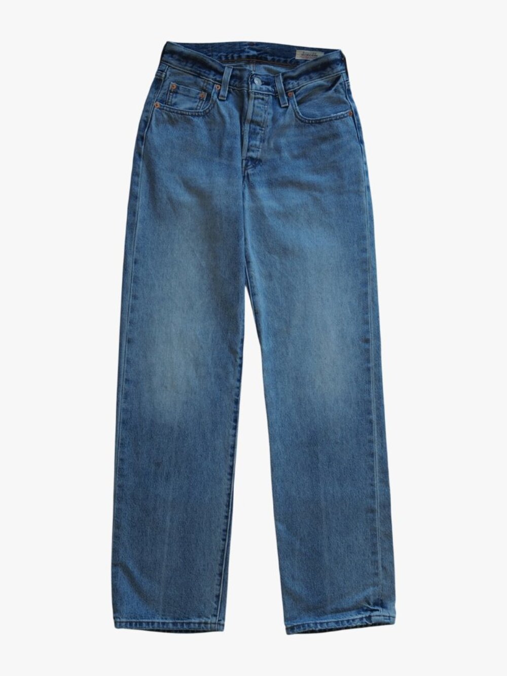 LEVI'S | 100% COTTON "501 90S" SELVEDGE DENIM VINTAGE STYLE IN PIECE OF HISTORY - Picture 2 of 6
